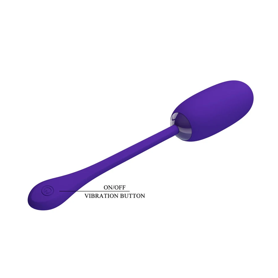 PRETTY LOVE - UOVO VIBRANTE JULIUS IMPERMEABILE-RICARICABILE VIOLA